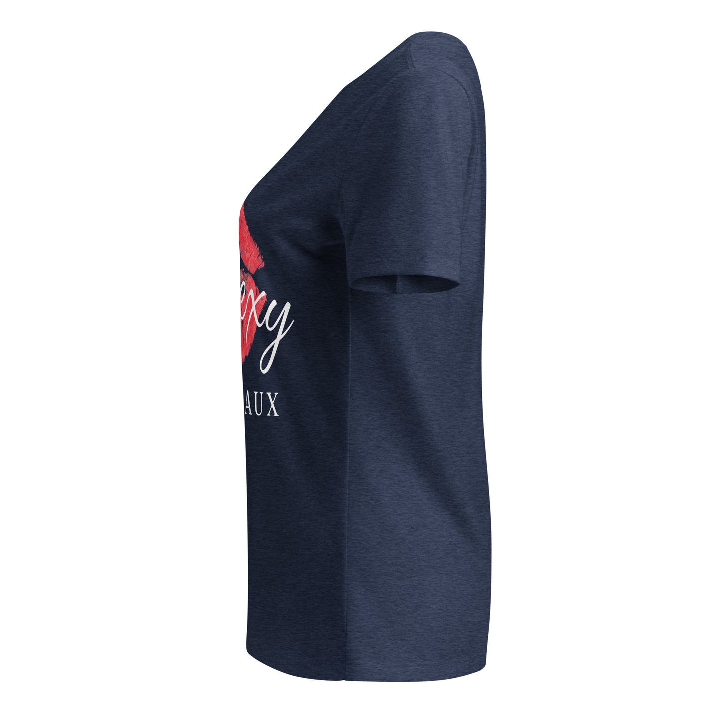 Sexy Wineaux w/Lips Women’s V-neck t-shirt