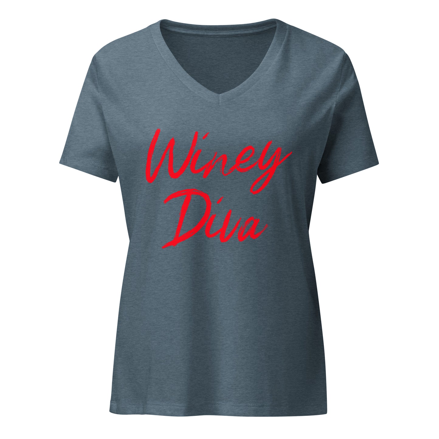 Winey Diva Women’s V-neck t-shirt