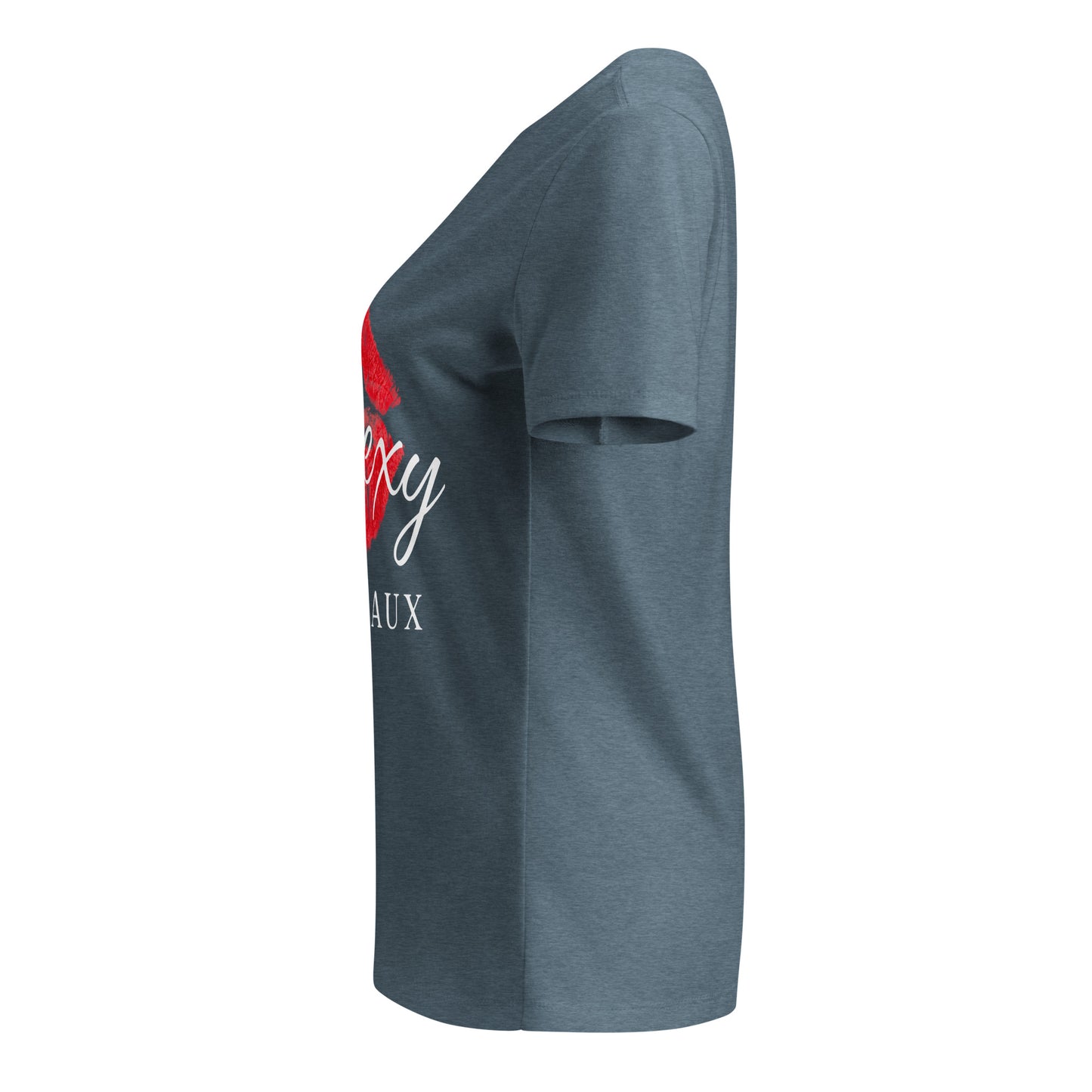 Sexy Wineaux w/Lips Women’s V-neck t-shirt