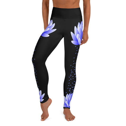 Lotus Flower Yoga Leggings