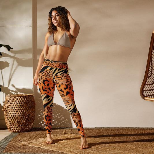 Exotic Trio Yoga Leggings