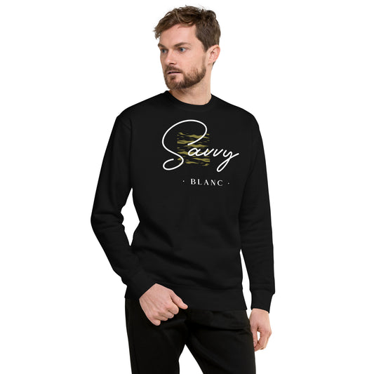 Savvy Blanc Unisex Premium Sweatshirt