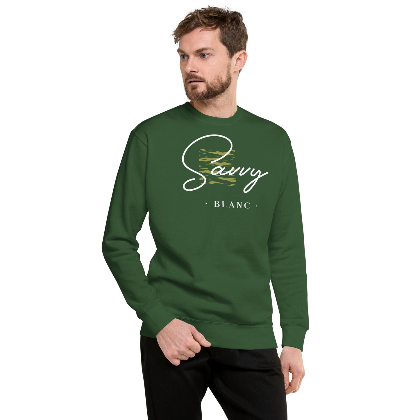 Savvy Blanc Unisex Premium Sweatshirt