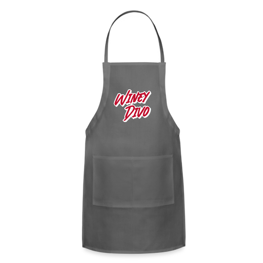 Winey Divo Adjustable Apron - charcoal